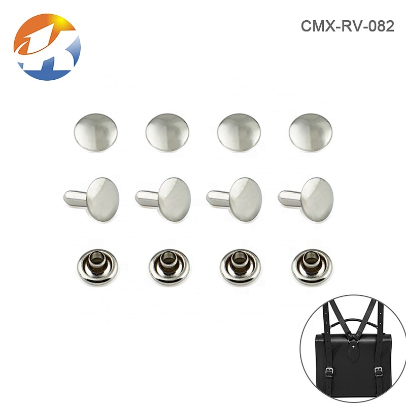 Decorative Metal Domed Cap Clothing Rivet, Custom Metal Garment Rivets And Studs For Clothes