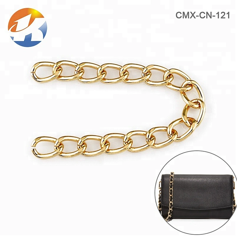 Strap Gold Metal Handbag Chain for Handle/Shoulder