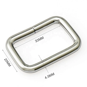 Wholesale Backpack Metal Buckle, Custom 1 Inch Nickel Iron Metal Buckle Bag for Dog Lanyard