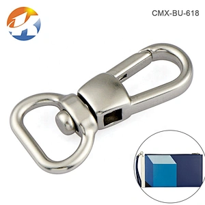 Wholesale 13mm Metal Zinc Alloy Purse Hardware Metal Spring Snap Hook Handbag For Bag's Strap