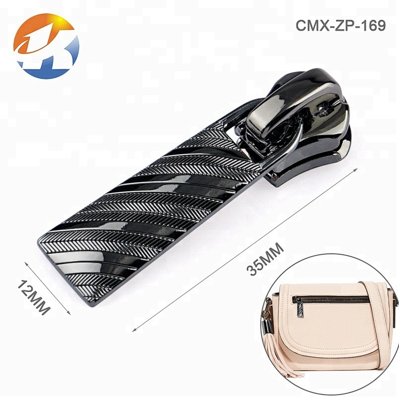 Handbag Hardware Suppliers Custom Metal Zipper Puller Slider