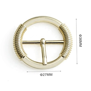 Bag Accessories Custom Fashion Metal Pin Buckle, Gold Plated 20mm Pin Metal Buckle with Engraved Logo