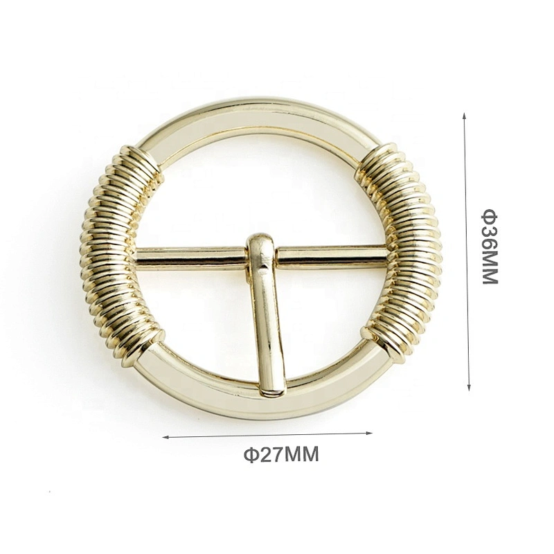Bag Accessories Custom Fashion Metal Pin Buckle, Gold Plated 20mm Pin Metal Buckle with Engraved Logo