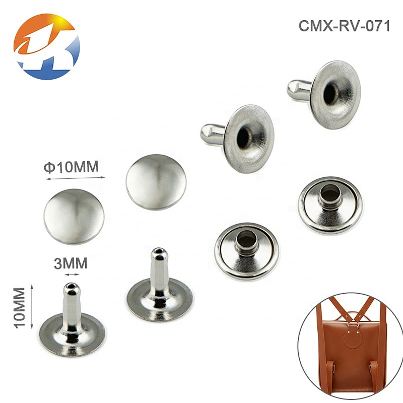 Wholesale Nickel Metal Rivet For Clothing, Shoes Accessories, Leather Bags Rivets