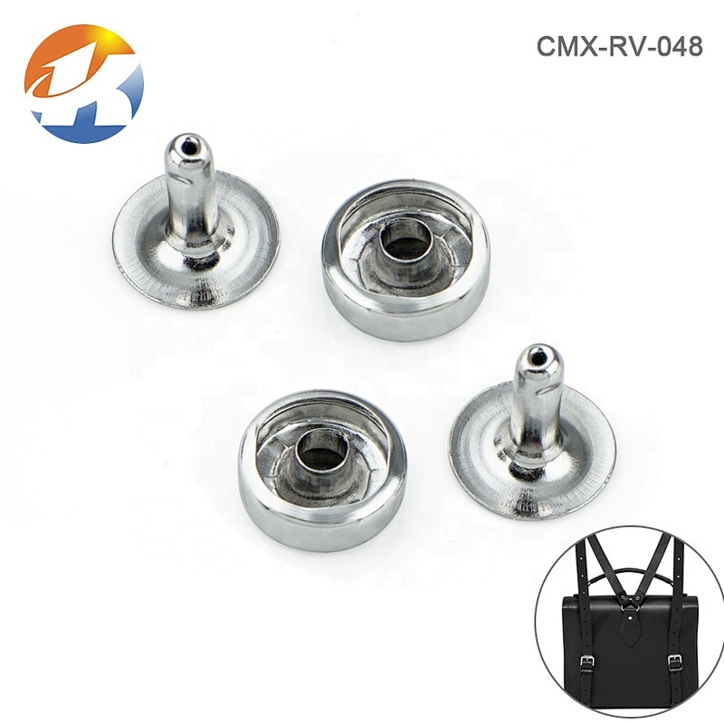 Decorative Round Clothing Metal Rivet, Handbags Pop Metal Rivets Feet For Bag