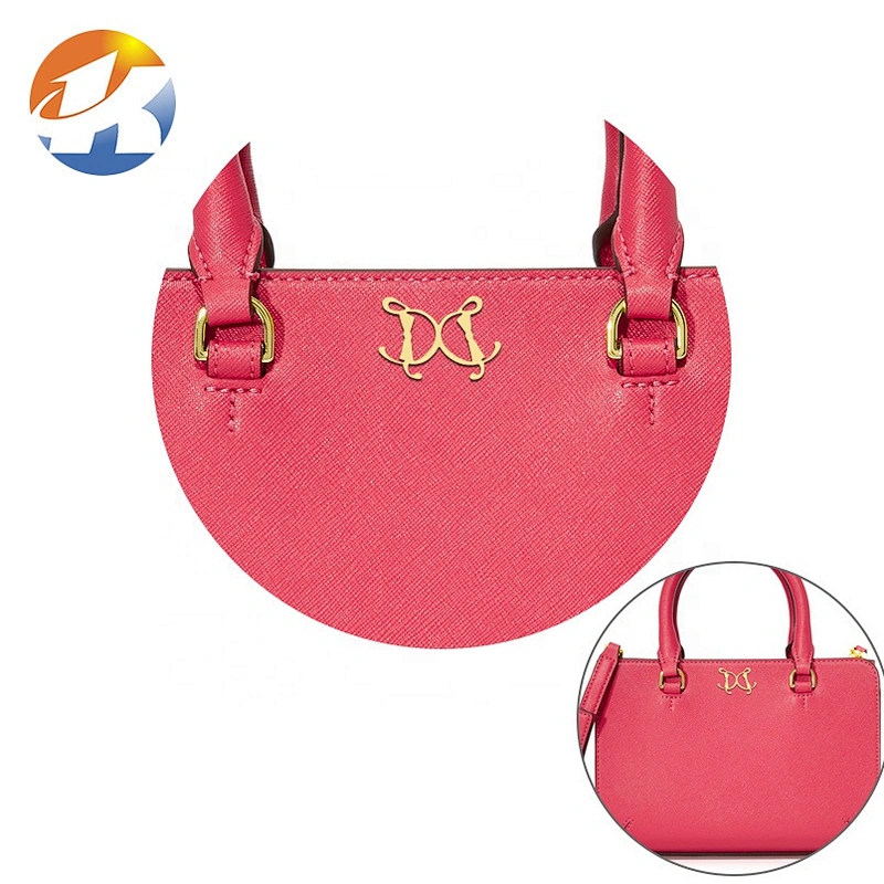 Wholesale Design Bag Hardware Gold Metal Logo Plate, Custom Metal Label for Handbag