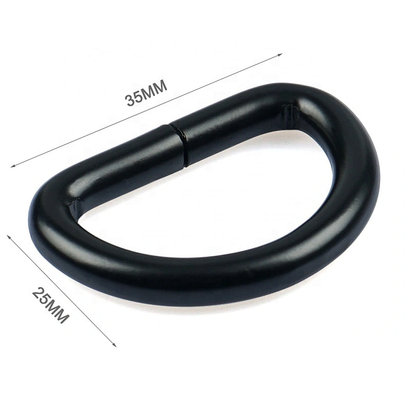 Factory Direct Best Price Wholesale Nickel Iron Metal D Ring Buckle for Backpack