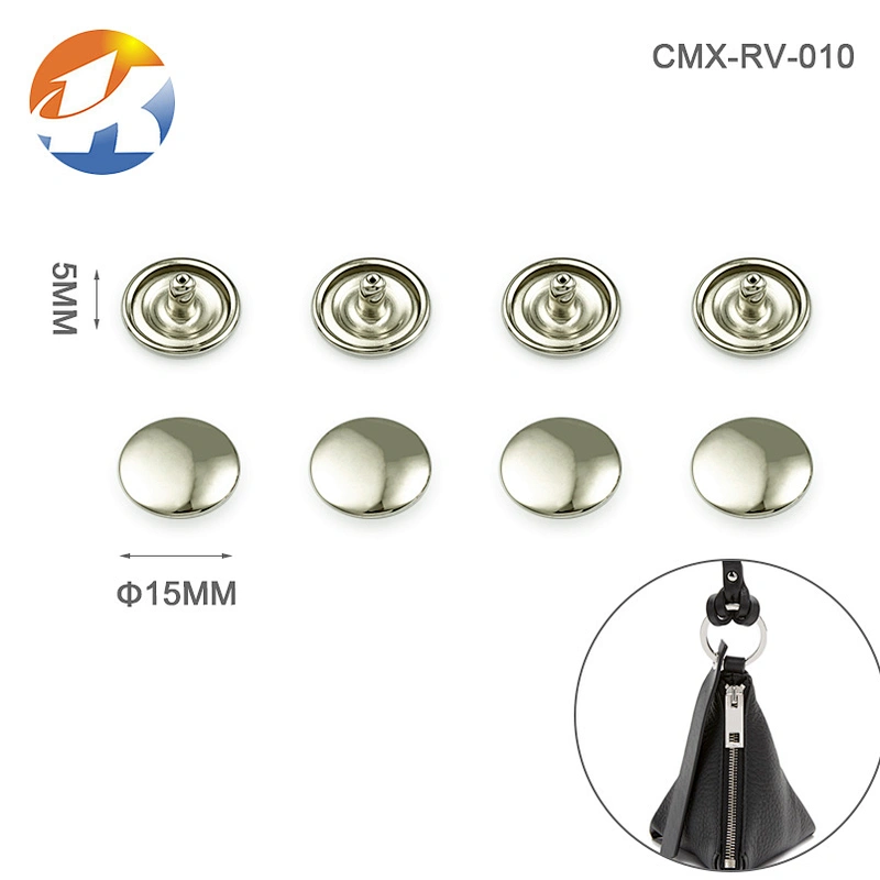 Hot Sale Zinc Alloy Rose Gold Custom Rivets