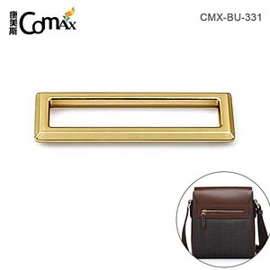 High-End Quality Bag Accessories Luggage Strap Metal Bag Buckle, Gold Plated Metal Rectangle Buckle for Strap
