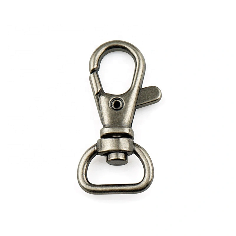 Wholesale 10mm Metal Backpack Swivel Trigger Snap Hook for Bag, Antique Brass Metal Snap Hook for Backpack