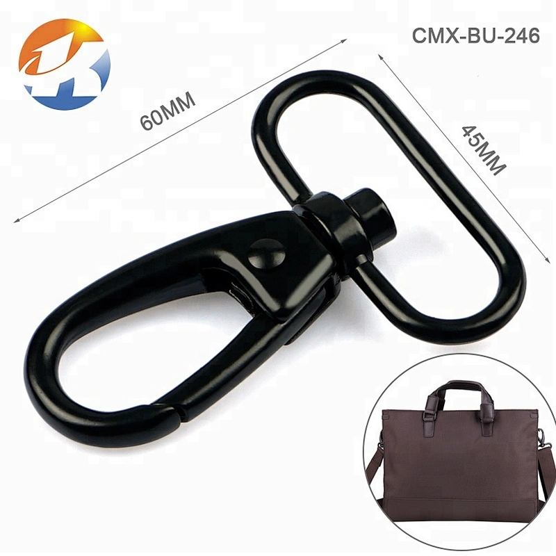 Lady Bag Accessories Metal Swivel Snap Hook for Handbags, Gold Plated Metal Keychain Snap Hook