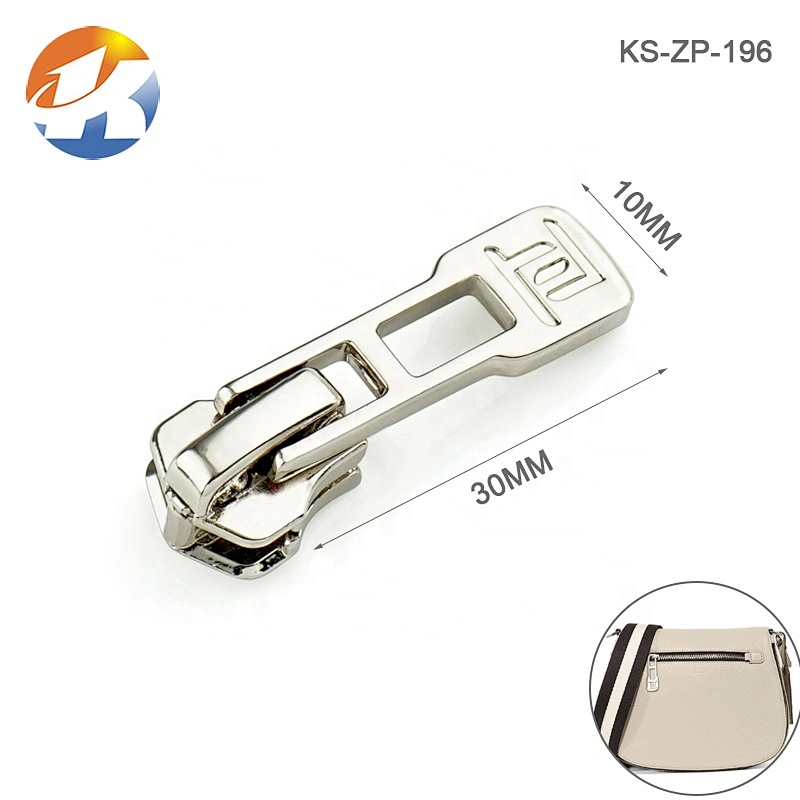 Custom Shape Zipper Puller, Bag Metal Zip Puller, Silver Cloth Zipper Pull For Handbags