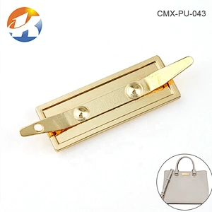 Bag Accessories Custom Engraved Logo Metal Plate Logo for Handbags, High End Gold Metal Label