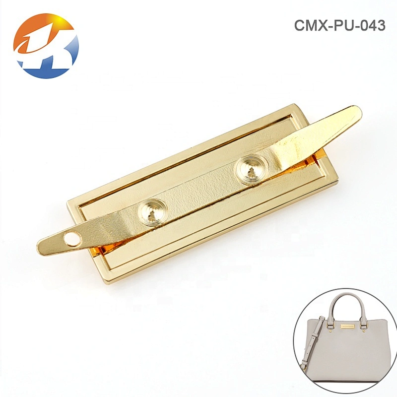 Bag Accessories Custom Engraved Logo Metal Plate Logo for Handbags, High End Gold Metal Label