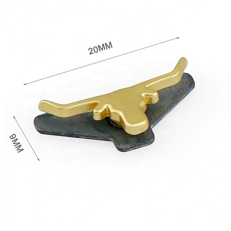 High Quality Handbag Accessories Metal Tag For Bags, Custom Fashion Heart Shape Metal Brand Logo Label for Handbags*