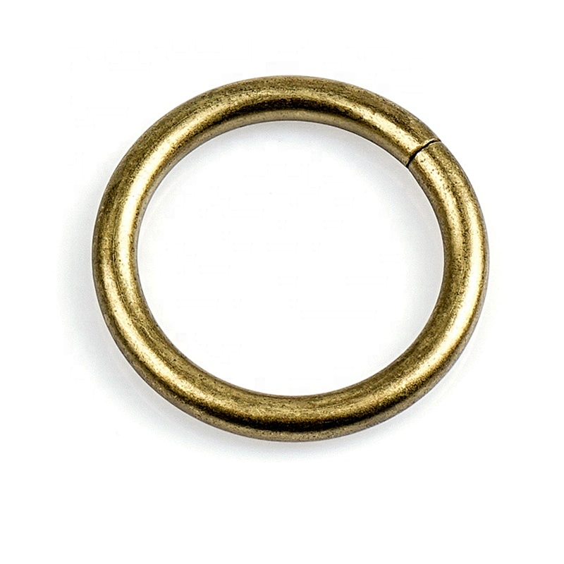 Wholesale Nickel Color 38mm Metal O-Ring Loop Buckle for Bags