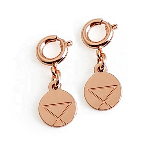 Hot Sale Fashion Oval Shape Engraved Silver Metal Tag, Small Hanging Metal Logo Tag