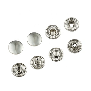 Wholesale Four Parts Press Metal Snap Button, Iron Snap Button For Jacket And Garment