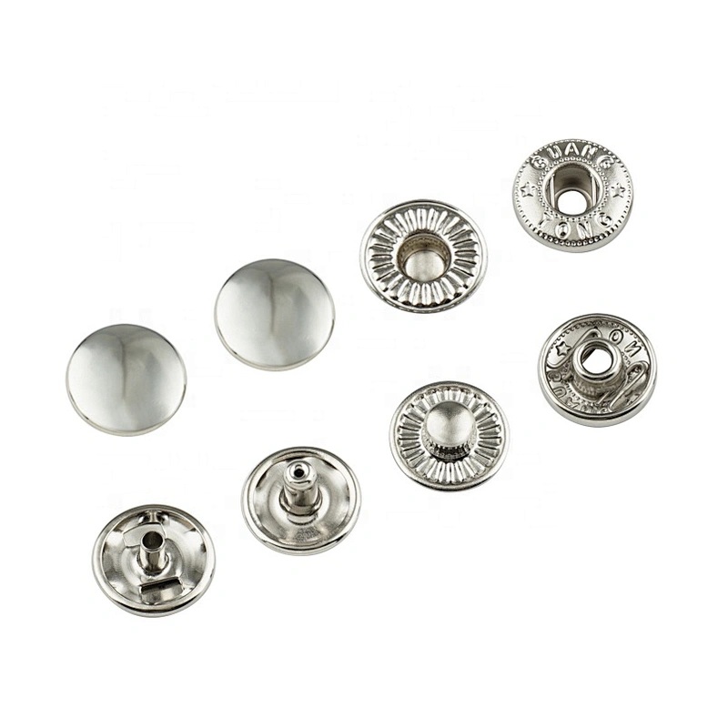 Wholesale Four Parts Press Metal Snap Button, Iron Snap Button For Jacket And Garment