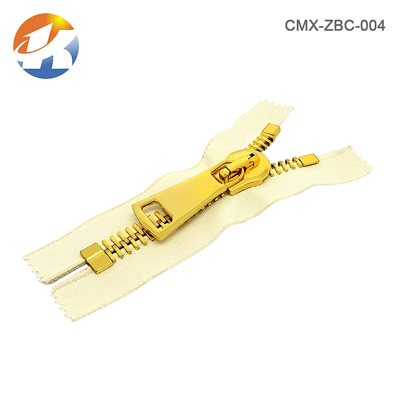 OEM/ODM Gold Teeth Wholesale Metal Zip