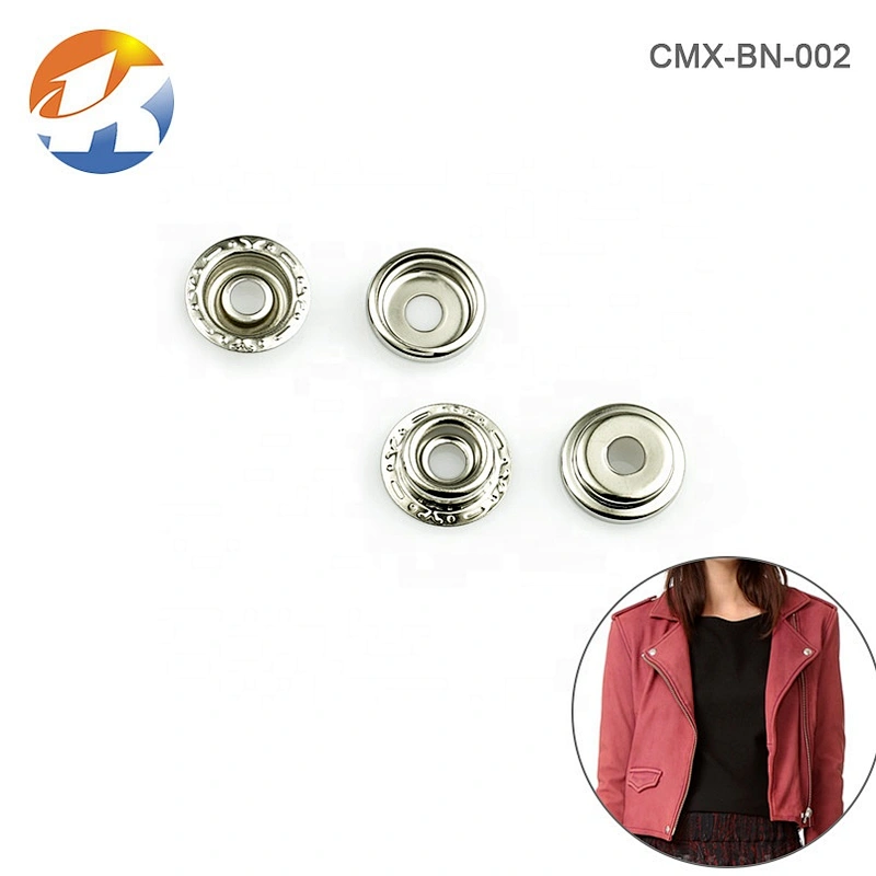 Bag Metal Accessories Manufacturer 15Mm Iron Metal Button, Making Standard Custom Snap Buttons For Garment