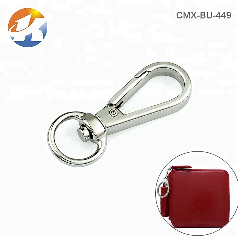 High Quality Zinc Alloy Hand Bag Silver Metal Dog Spring Snap Hook For Bags