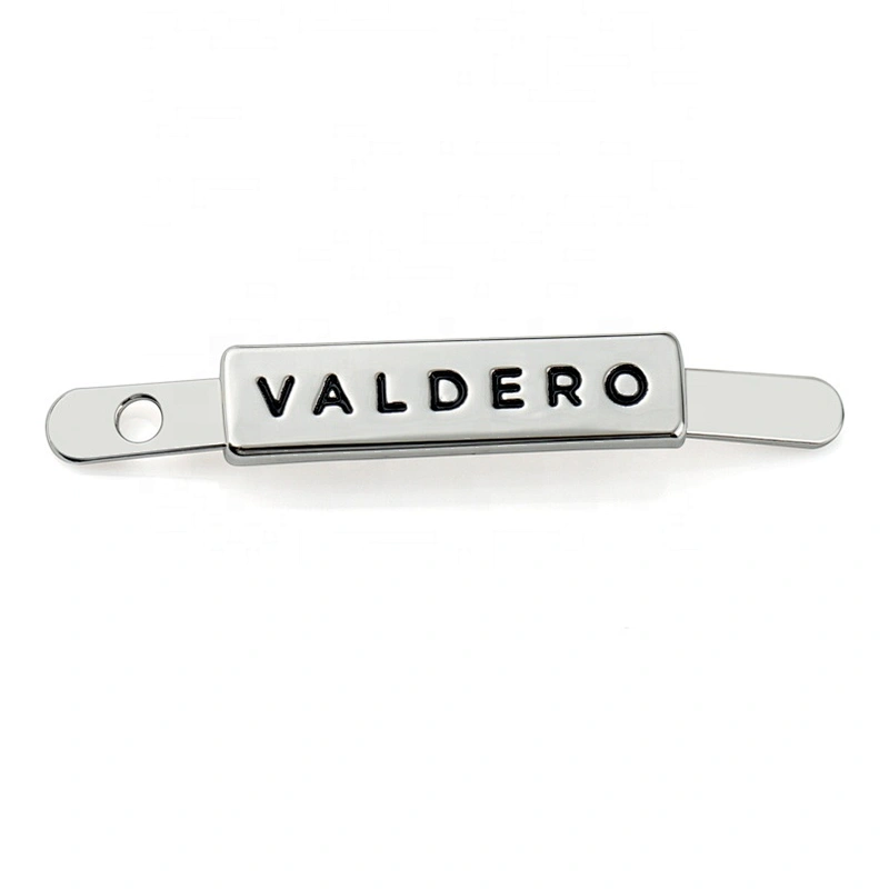 Professional Factory Design Embossed Logo Metal Plate for Bags, Custom Handbag Gold Metal Label