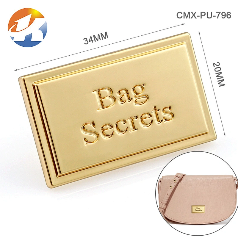 Professional Manufacturer Custom Metal Logo For Bags