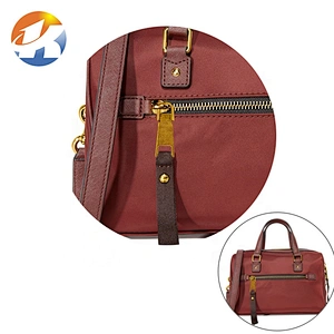 Handbag Accessory Anti-Gold Movable Metal Zip Tag