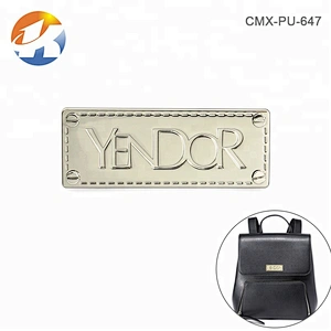 Handbag Hardware Suppliers Nickel Plated Metal Logo