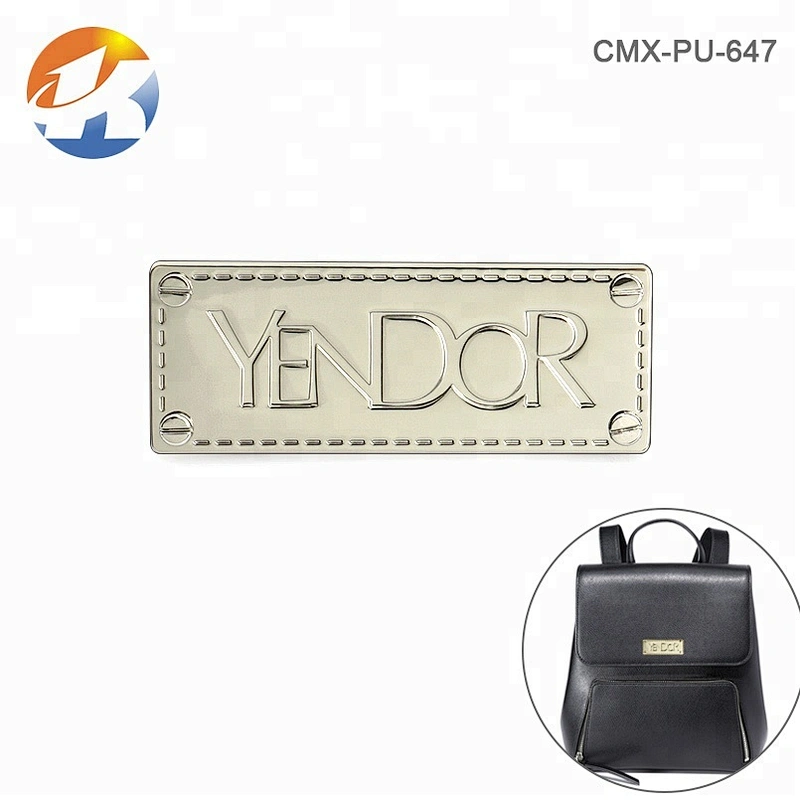 Handbag Hardware Suppliers Nickel Plated Metal Logo