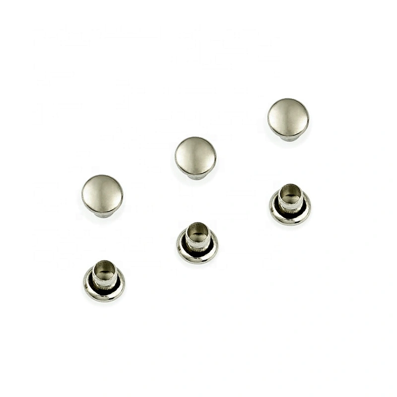 Wholesale 5Mm Iron Metal Stud Rivets, Silver Rivet Metal For Bags