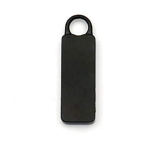 Bag Accessories Metal Black Zipper Pull Tabs, Matte Black Metal Zipper Puller Backpack