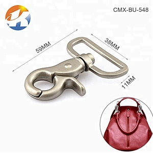 Handbag Hardware Supplier Wholesale Metal Trigger Snap Hook for Bags, Custom Zinc Alloy Metal Snap Hook
