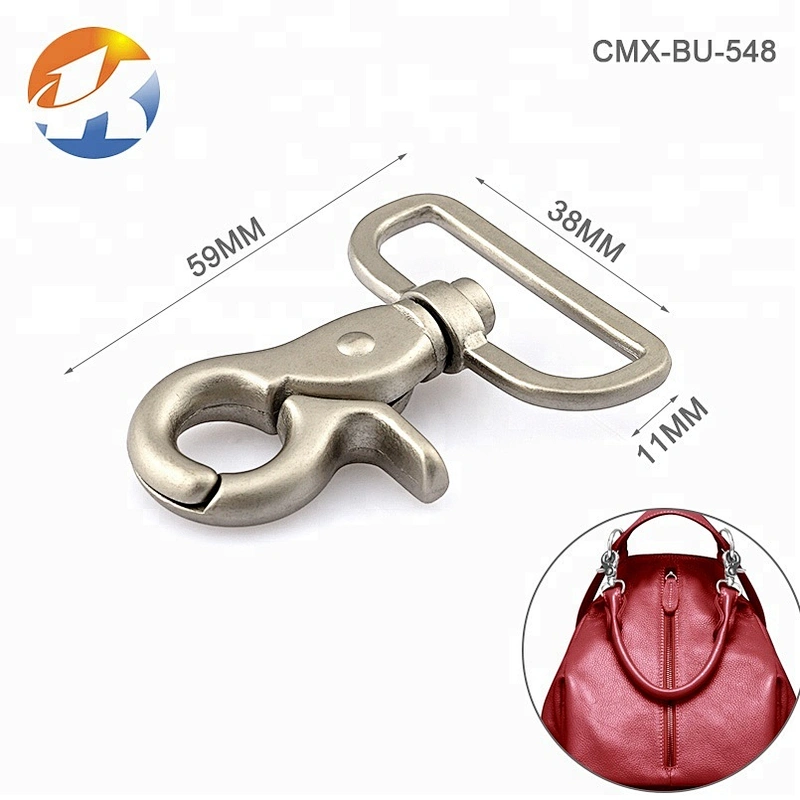 Handbag Hardware Supplier Wholesale Metal Trigger Snap Hook for Bags, Custom Zinc Alloy Metal Snap Hook