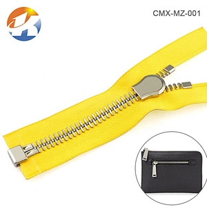 Manufacture Wholesale Nylon Tape Metal Teeth Zipper Roll, Gold Metal Zipper for Garment