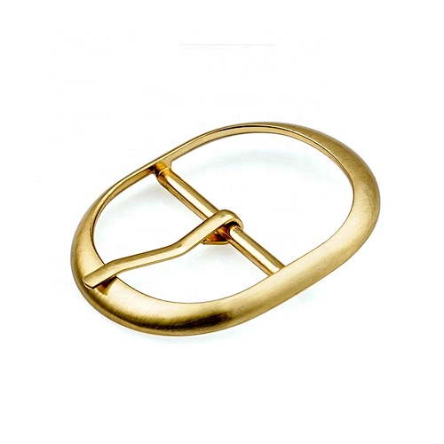 Wholesale Fashion Oval Shape Gold 38mm Metal Pin Buckle for Belt