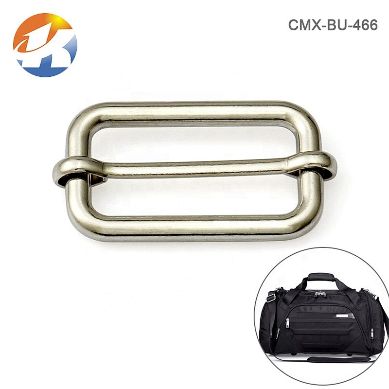Factory Price 38mm Iron Metal Tri-Glide Buckle, School Bag Metal Adjustable Strap Buckle