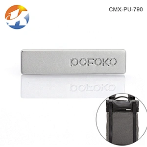 Alloy Die-casting Silver Handbag Metal Label Logo
