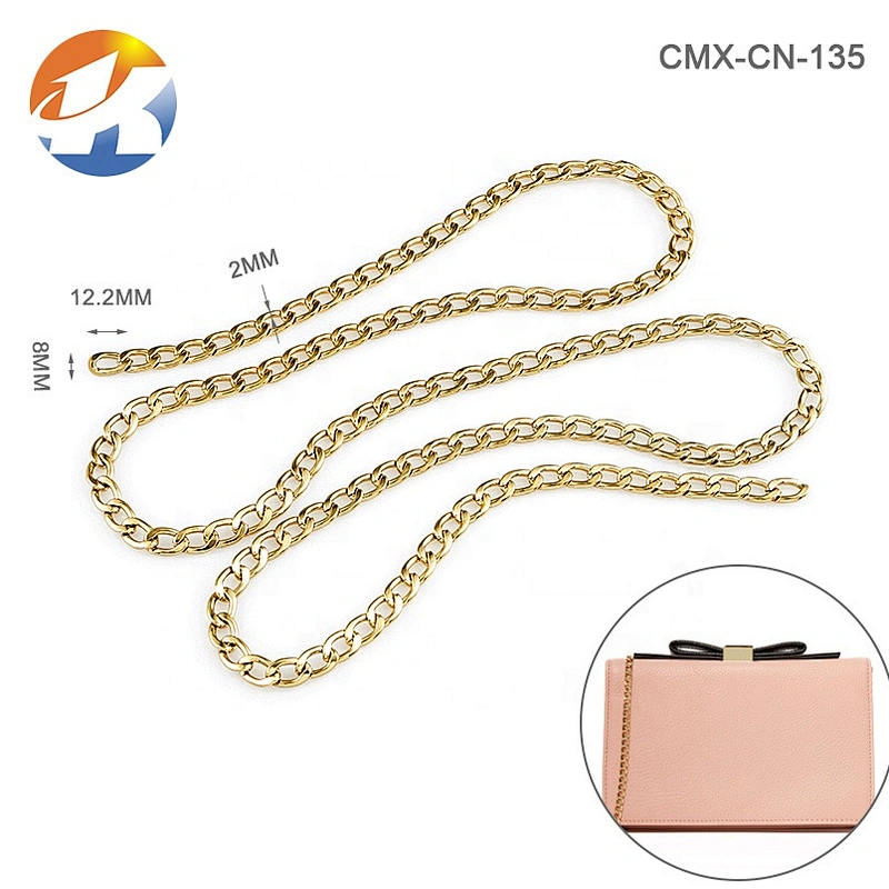 Fashion Design Gunmetal Iron Chain For Bag
