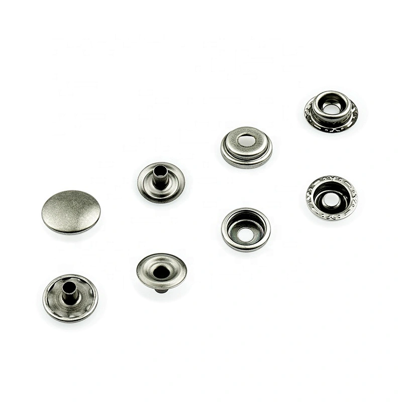 Wholesale 4 Parts Metal Button For Coat, High-Grade Metal Snap Button For Clothing