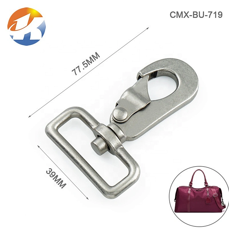 Wholesale 38mm Zinc Alloy Die-Casting Dog Leash Large Snap Hook Metal, Stronger Durable Metal Hook