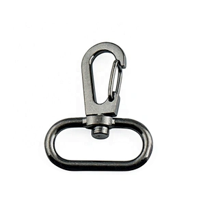 Wholesale Handbag Accessory 1 Inch Nickel Bag Metal Strap Spring Snap Hook