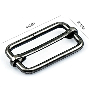 Bag Accessories Iron Adjustable Metal Buckle, Wholesale Black Nickel Metal Buckle For Backpack