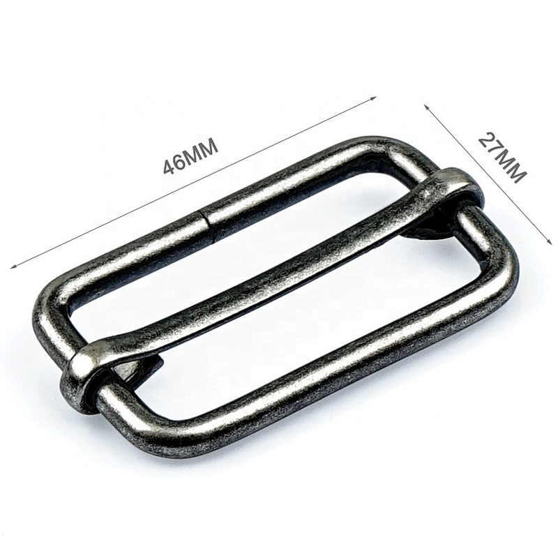 Bag Accessories Iron Adjustable Metal Buckle, Wholesale Black Nickel Metal Buckle For Backpack