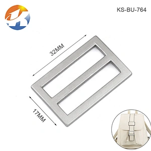 Kangsheng Factory Supply Nickel 32mm Lanyard Metal Buckle Strap Clothing For Backpack