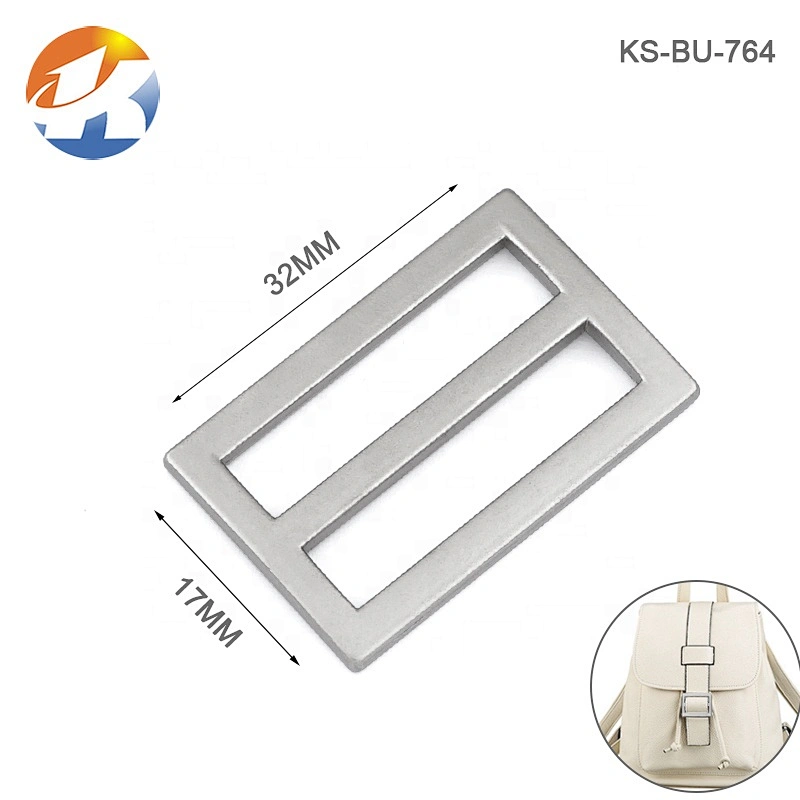 Kangsheng Factory Supply Nickel 32mm Lanyard Metal Buckle Strap Clothing For Backpack