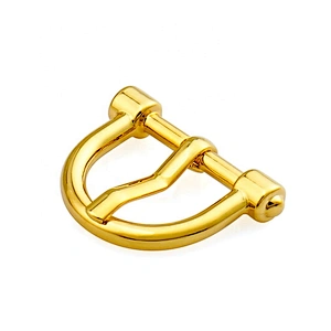New Products Fashion Bag Gold Metal Pin Buckle, Custom 15mm Zinc Alloy Metal Pin Buckle for Handbags