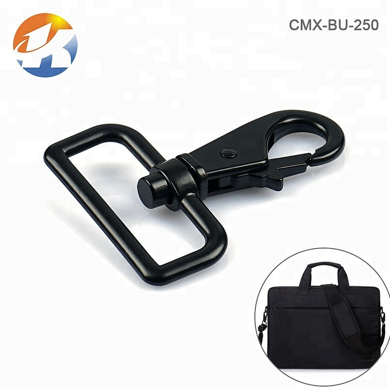 Professional Manufacturer Zinc Alloy Black Carabiner Snap Hook