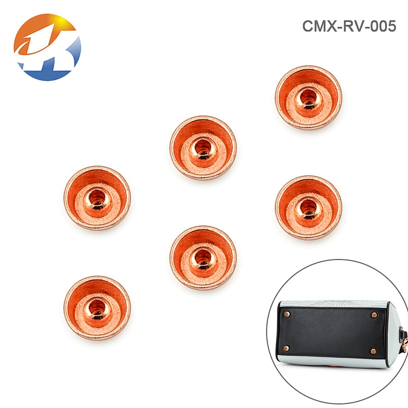 Hot Sale Zinc Alloy Rose Gold Custom Rivets